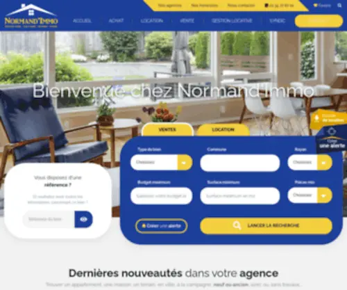 Normand-Immo.com(Guy Hoquet ELBEUF) Screenshot