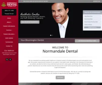 Normandaledental.net(Normandale Dental) Screenshot