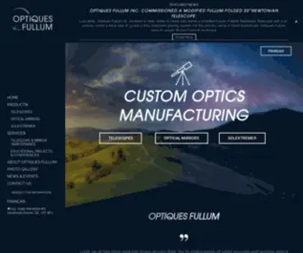 Normandfullumtelescope.com(Optiques Fullum) Screenshot