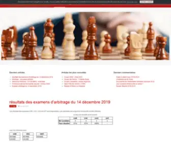 Normandie-Echecs.fr(Ligue de Normandie des Echecs) Screenshot