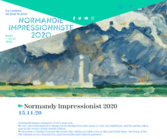 Normandie-Impressionniste.fr(Normandie Impressionniste) Screenshot