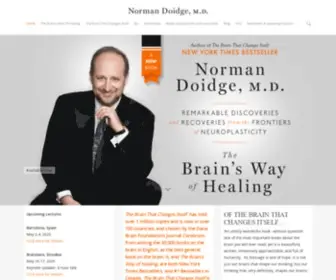 Normandoidge.com(Norman Doidge) Screenshot