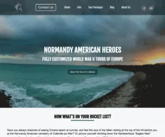 Normandyamericanheroes.com(Normandy American Heroes) Screenshot