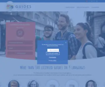 Normandyguides.com(La Fédération des guides de Normandie) Screenshot