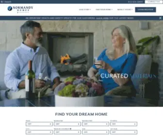Normandyhomes.com(New Construction Homes in DFW) Screenshot