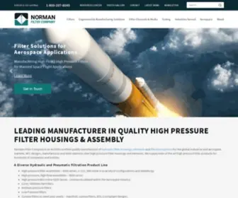 Normanfilters.com(Norman Filter Company) Screenshot