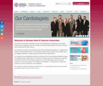 Normanheart.com(Norman Heart & Vascular Associates) Screenshot