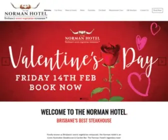 Normanhotel.com.au(The Norman Hotel and Garden Bar) Screenshot