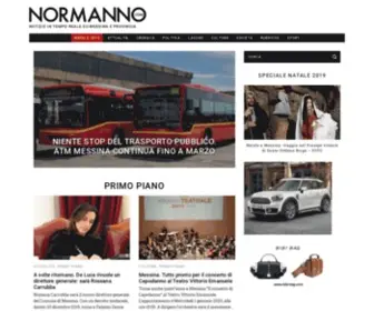 Normanno.com(Notizie in tempo reale su Messina e la Sicilia) Screenshot