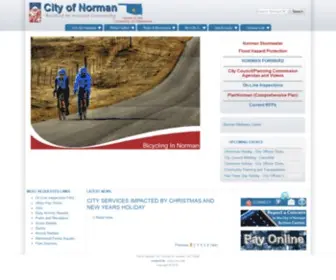 Normanok.gov(The City of Norman) Screenshot