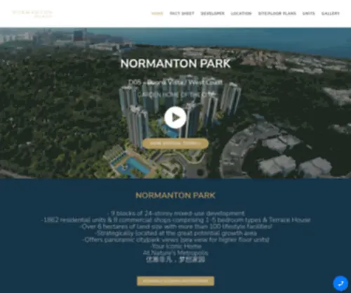 Normantoncondo.com(Normanton Park) Screenshot