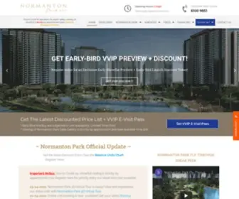 Normantonparks.com.sg(Normanton Park By Kingsford Huray in District 5. Direct Developer Sales) Screenshot