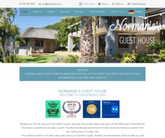 Normarie.co.za(Normarie's Guest House) Screenshot