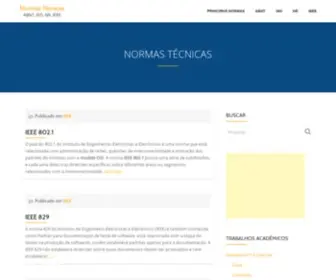 Normastecnicas.com(Tudo sobre as principais normas técnicas) Screenshot