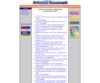 Normative.ro(Normative si reglementari in constructii) Screenshot