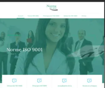 Norme-Iso-9001.com(Norme iso 9001 : Conformité) Screenshot