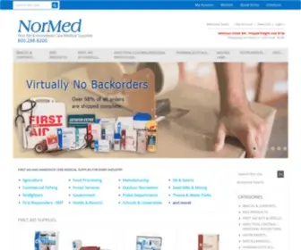 Normed.com(First Aid & Immediate Care Medical Supplies for Every Industry) Screenshot