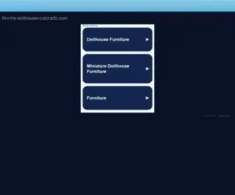 Norms-Dollhouse-Colorado.com(Norm's Dollhouse) Screenshot