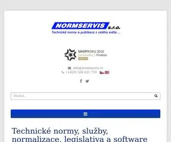 Normservis.cz(Technické normy ČSN) Screenshot