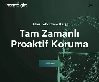 Normsight.com(NormSight Siber Güvenlik Teknolojileri) Screenshot