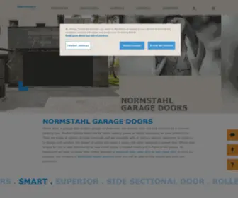 Normstahl.be(Automatic Normstahl garage doors for you and your business) Screenshot