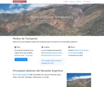 Noroeste21.com(Pasajes) Screenshot