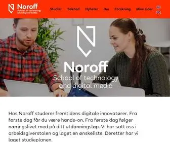 Noroff.no(Noroff School of Technology and Digital Media) Screenshot
