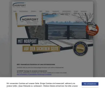 Norport.de(Ihr Hersteller von Drehtoranlagen) Screenshot