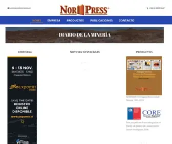 Norpresschile.com(Al servicio de la industria minera) Screenshot