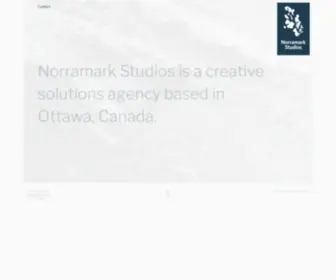 Norramark.com(Canadian Creative Solutions Agency) Screenshot