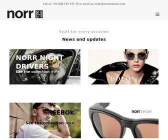 Norreyewear.com(Norr Eyewear) Screenshot