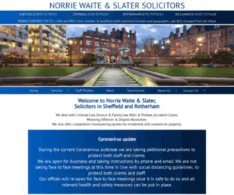 Norriewaite.co.uk(Solicitors Sheffield & Rotherham) Screenshot