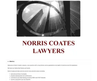 Norriscoates.com.au(Norris Coates Lawyers) Screenshot