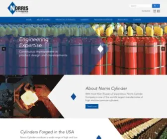 Norriscylinder.com(A TriMas Company) Screenshot