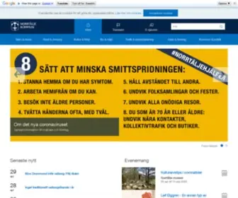 Norrtalje.se(Norrtälje) Screenshot