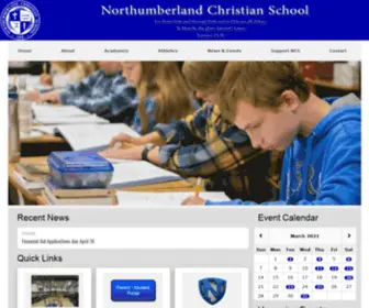 Norrychristian.net(Northumberland Christian School) Screenshot