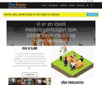 Norsensus.no(Norsensus Mediaforum) Screenshot