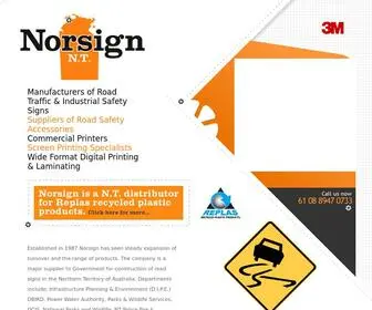 Norsign.com.au(Norsign (NT)) Screenshot