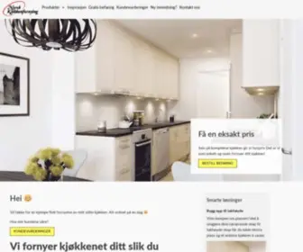 Norsk-Kjokkenfornying.no(Kjøkkendører kjøkkenfornying fronter skuffer) Screenshot