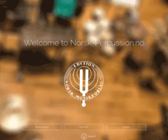 Norsk-Percussion.no(Percussion) Screenshot