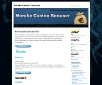 Norskecasinobonuser.com Screenshot