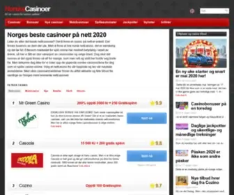Norskecasinoer.com Screenshot