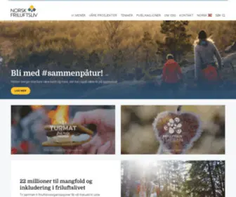 Norskfriluftsliv.no(Norsk Friluftsliv) Screenshot