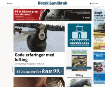 Norsklandbruk.no(Norsk Landbruk) Screenshot