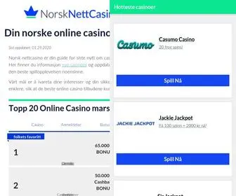 Norsknettcasino.net(Alt du trenger) Screenshot