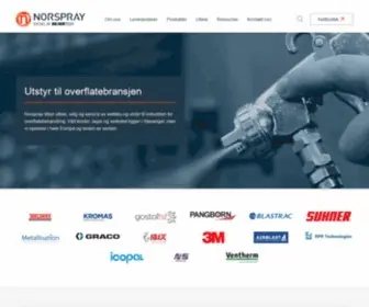 Norspray.no(Forside) Screenshot