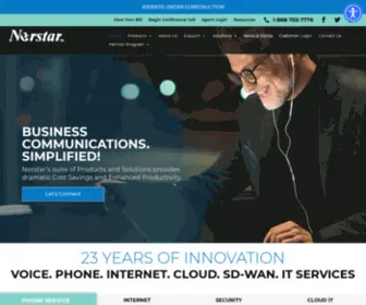 Norstartelecom.com(Norstar’s suite of Products and Solutions) Screenshot