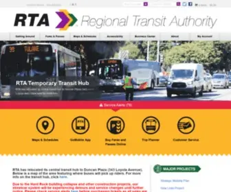 Norta.com(New Orleans Regional Transit Authority) Screenshot