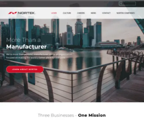 Nortekinc.com(Madison Industries) Screenshot