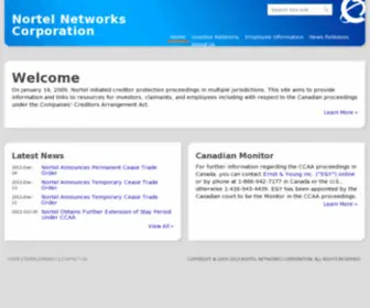 Nortel-Canada.com(Nortel Networks Corporation) Screenshot
